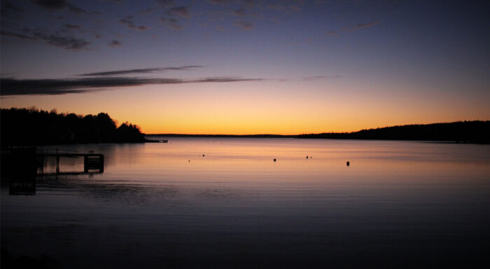 Stillness of St. Margaret's Bay After Sunset